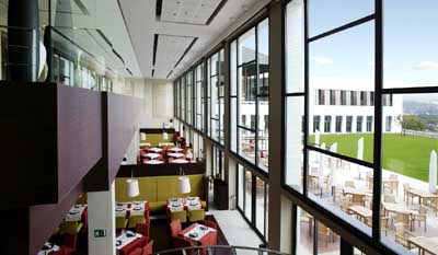 Vista del restaurante Verema